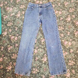 Nautica Jeans Women's 6 X 31 Blue Boot Cut Mid Rise Jeans Good #572